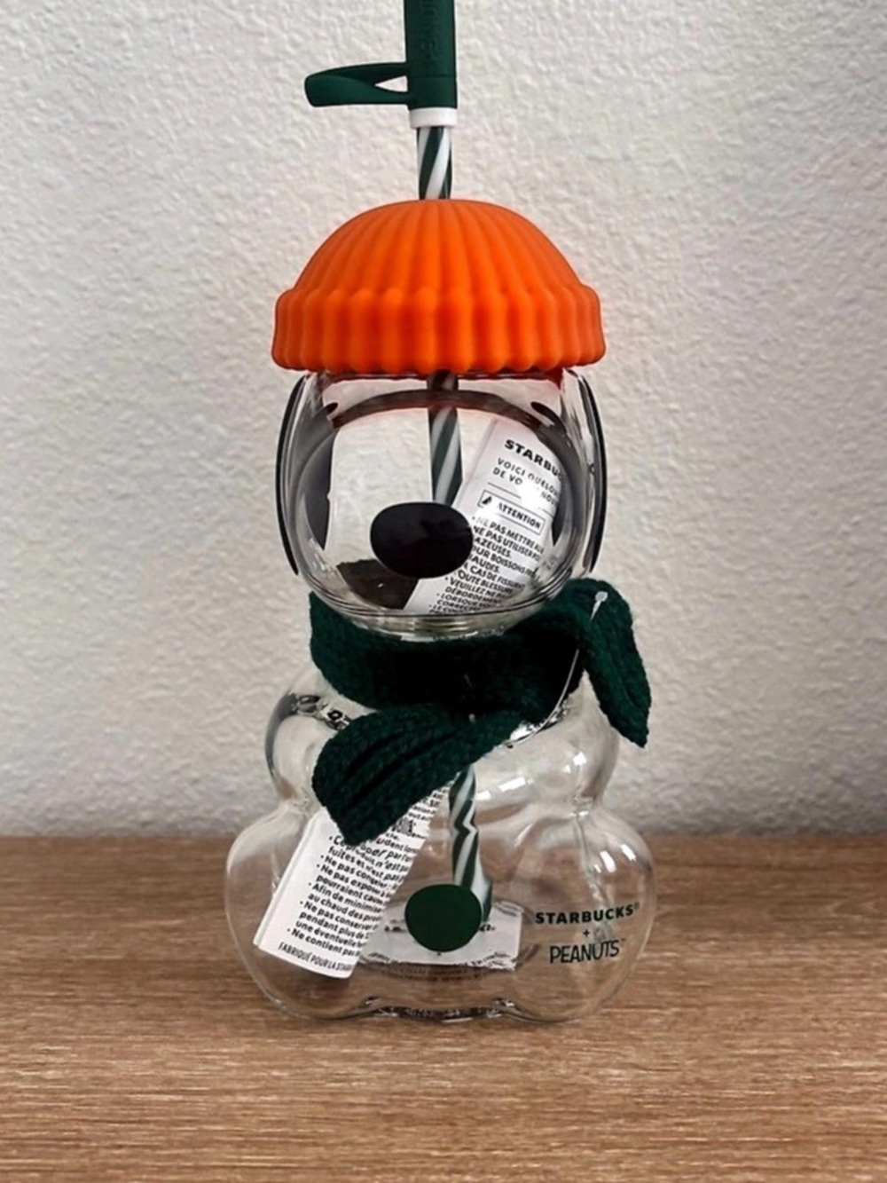Starbucks Peanuts x Starbucks Snoopy Glass Cold Cup Peanuts Snoopy Halloween
